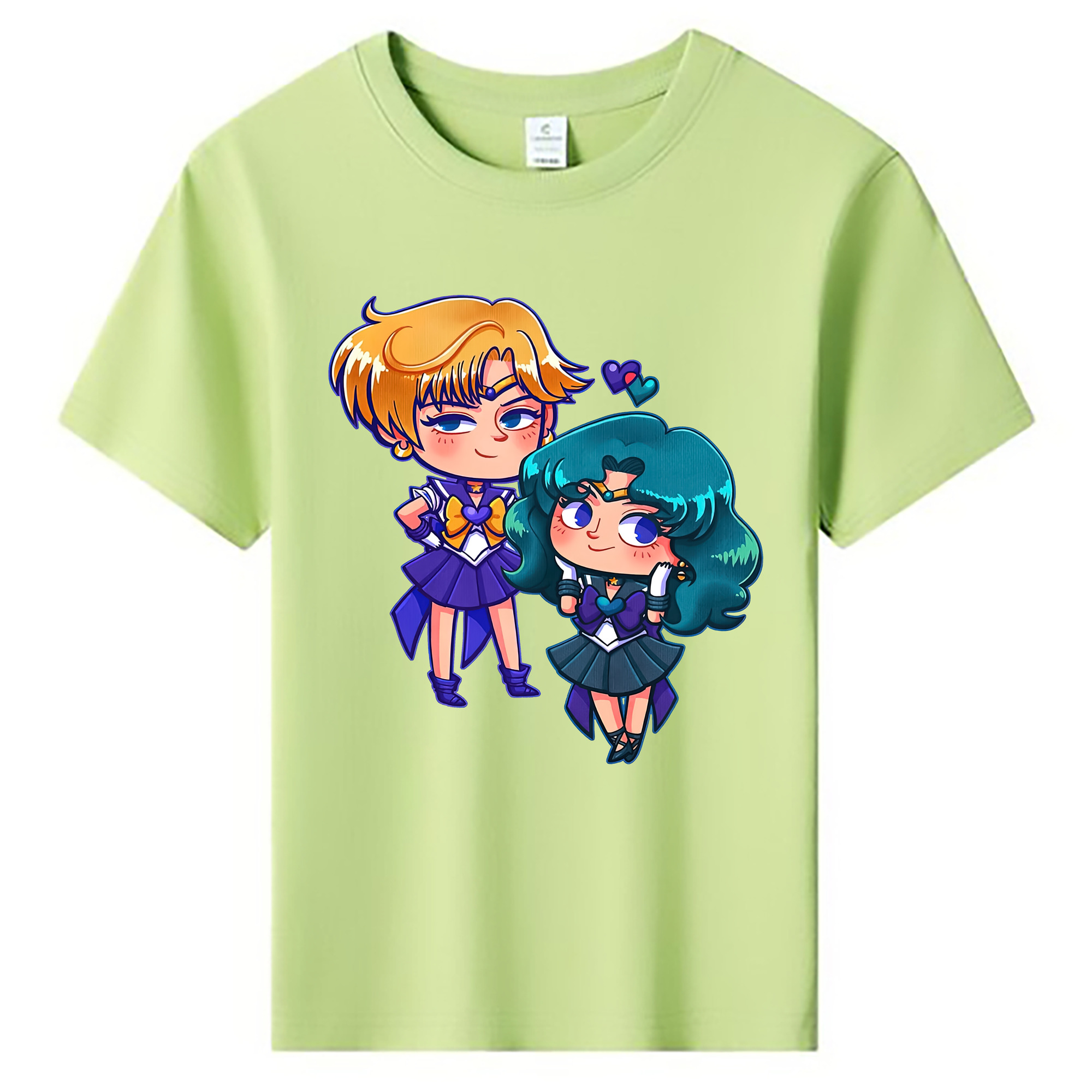 （画像用） 美少女戦士セーラームーン 天王はるか Sailor Moon Tenoh Haruka 綿100％キッズTシャツ（フロントプリント）